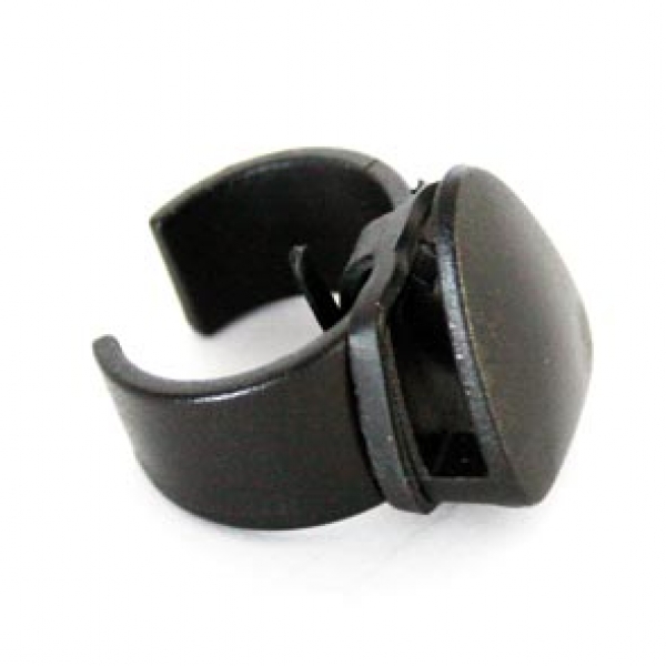 Hesling jasbeschermer clip 20mm anti slip zwart