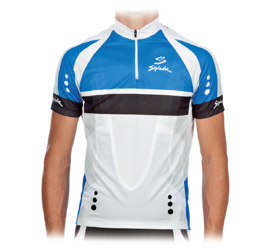 Spiuk Sport Men Jersey Shirt korte mouw Blauw/Wit