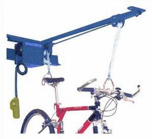 zondag Ruwe slaap barbecue GRS Electrische fietslift Kopen? Fietstakel die tot 100kg hijst!