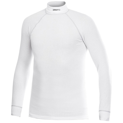 Vertrouwelijk Geplooid Manoeuvreren Craft Active Shirt lange mouw met kol Wit